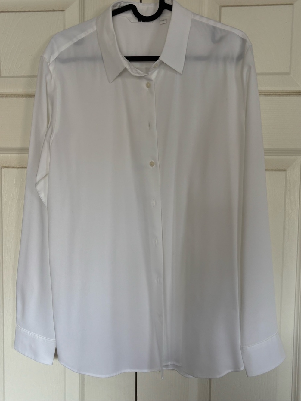 Uniqlo Women's White Button-Front Blouse